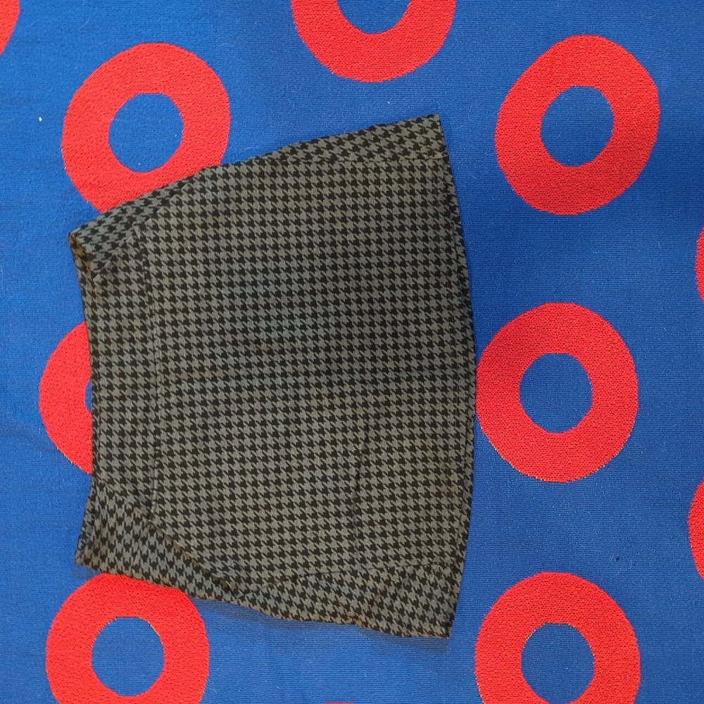 Title Nine Passport Ponte Houndstooth Skirt